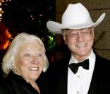 Larry Hagman et sa femme Maj Axelsson