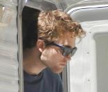 Robert Pattinson sur le tournage de Remember Me à New York le 6 juillet 2009