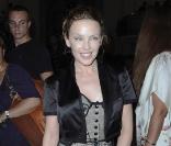 Kylie Minogue au défilé du créateur Jean-Paul Gaultier. 08/07/09