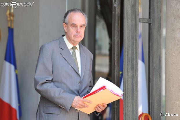 Frédéric Mitterrand à la sortie du conseil des ministres le 1er juillet 2009