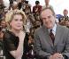 Frédéric Mitterrand et Catherine Deneuve lors du Festival de Cannes en 2005