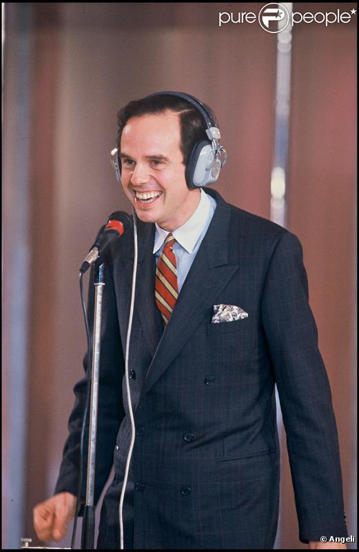 Frédéric Mitterrand sur un plateau télé en 1987 