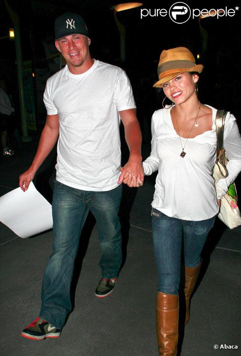 Channing Tatum et Jenna Dewan en août 2008 