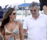 Andrea Bocelli et sa compagne Veronica Berti, lors du 7e Festival Global Music et Cinéma, à Ischia, en Italie, le 12 juillet 2009