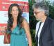 Andrea Bocelli et sa compagne Veronica Berti, lors du 7e Festival Global Music et Cinéma, à Ischia, en Italie, le 12 juillet 2009