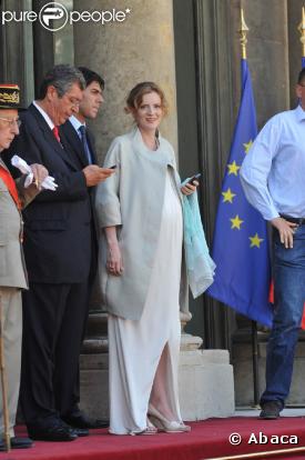 Patrick Balkany et Nathalie Kosciusko-Morizet, lors de la Garden Party à l'Elysée, le 14 juillet 2009 !