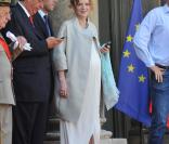 Patrick Balkany et Nathalie Kosciusko-Morizet, lors de la Garden Party à l'Elysée, le 14 juillet 2009 !