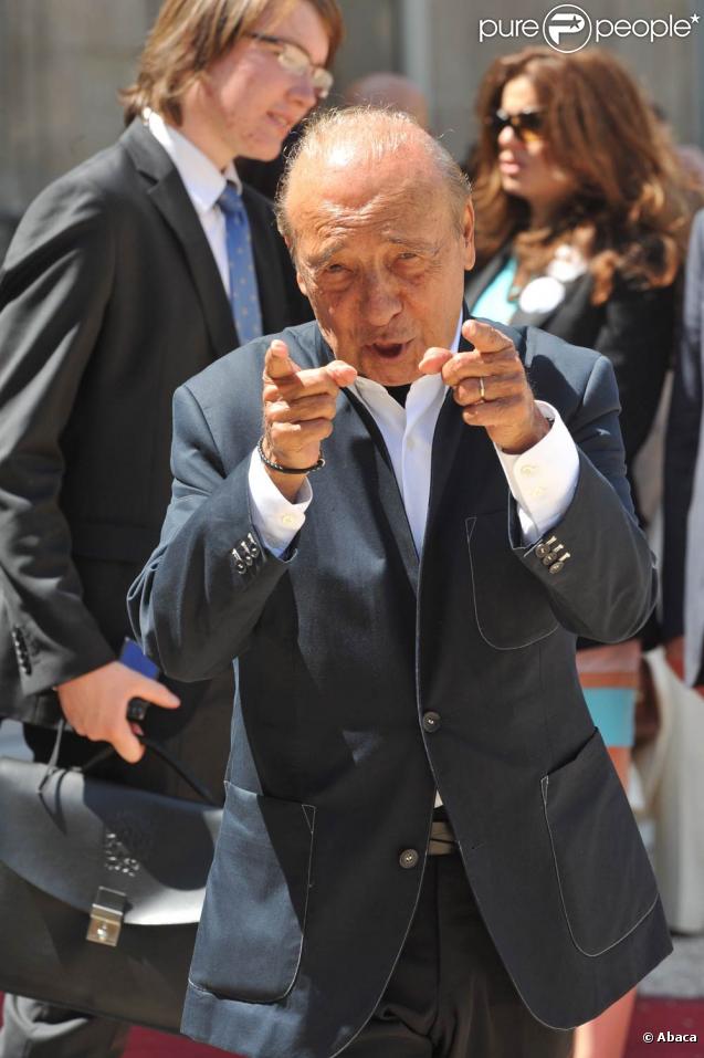Jacques Séguéla, lors de la Garden Party à l'Elysée, le 14 juillet 2009 !