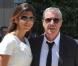 Jean-Claude Darmon et sa femme Hoda Roche, lors de la Garden Party à l'Elysée, le 14 juillet 2009 !