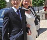 Patrick Devedjian et sa femme, lors de la Garden Party à l'Elysée, le 14 juillet 2009 !