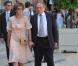 Michel Rocard et sa femme, lors de la Garden Party à l'Elysée, le 14 juillet 2009 !