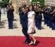 Nicolas Sarkozy et Carla Bruni, lors de la Garden Party à l'Elysée, le 14 juillet 2009 !