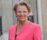 Michèle Alliot-Marie, lors de la Garden Party à l'Elysée, le 14 juillet 2009 !