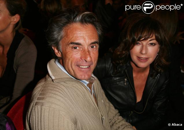 Gérard Holtz et Julie Arnold  