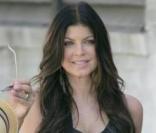 Fergie sur le tournage de leur nouveau clip à Los Angeles hier mercredi 15 juillet