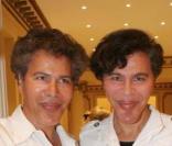 Igor et Grichka lors de la soirée blanche chez Pierre Guillermo (PDG de Télémédia Group)