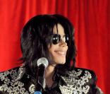 Michael Jackson pendant la promo pour l'annonce de ses concerts à Londres
