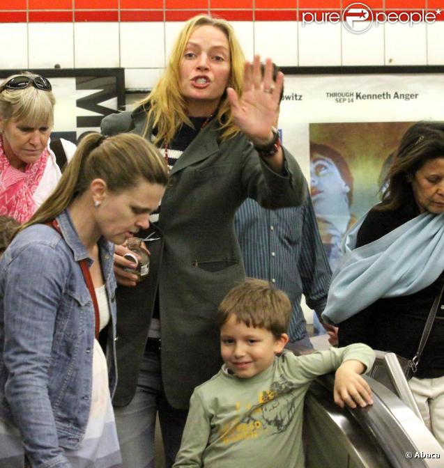 Uma Thurman ne supporte pas qu'on touche à ses enfants.