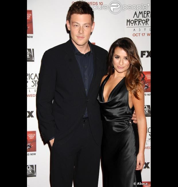 Lea Michele et Cory Monteith en octobre 2012 à Los Angeles