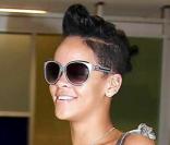 Rihanna arrive à l'aéroport de New-York le 24 juillet 2009