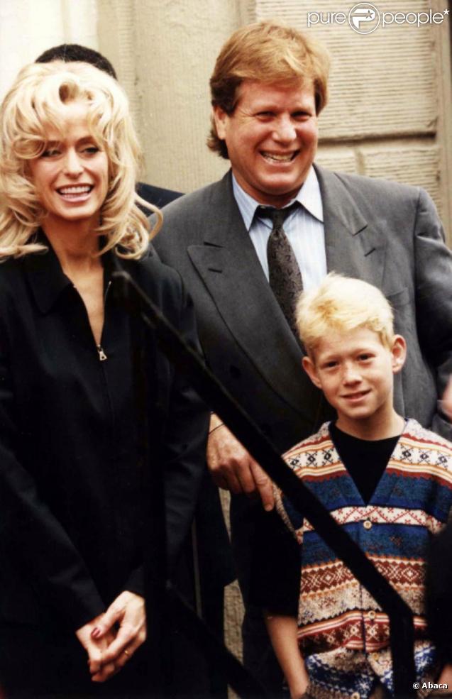 Farrah Fawcett, Ryan O'Neal et leur fils Redmond 