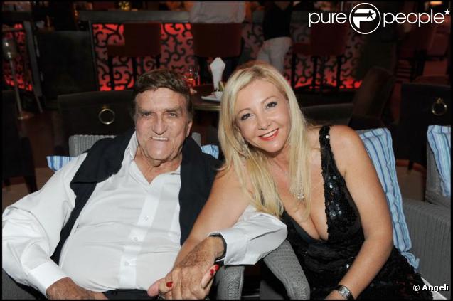 Tony Murray et Monica Bacardi à la soirée Bacardi, à Saint-Tropez. 26/07/09