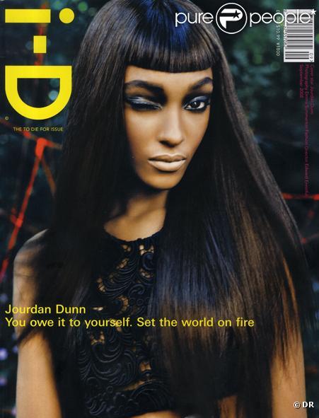 Jourdan Dunn en couverture du magazine I-D 