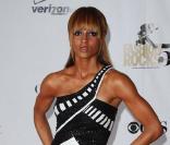 Egalement dans la rubrique rayures en folie, la chanteuse Ciara obtient la palme d'or.  