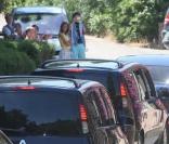Nicolas Sarkozy et Carla Bruni arrivant au Cap Nègre pour leurs vacances le 31 juillet 2009