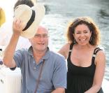 Phil Collins et sa famille à Saint-Tropez le 2 août 2009