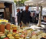 Jacques Chirac passe ses vacances à Saint-Tropez. Août 2009