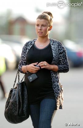 Coleen Rooney arrive au match amical Manchester Uited / FC Valence (UK, 5 août)