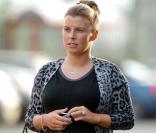 Coleen Rooney arrive au match amical Manchester Uited / FC Valence (UK, 5 août)