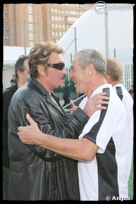 Johnny Hallyday et Jean-Claude Darmon