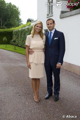 La princesse Madeleine de Suède est fiancée avec Jonas Bergström, le 11 août 2009