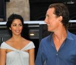 Matthew McConaughey et sa compagne Camila Alves
