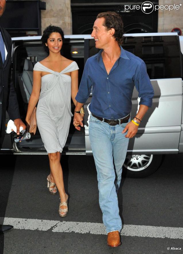 Matthew McConaughey et sa compagne Camila Alves