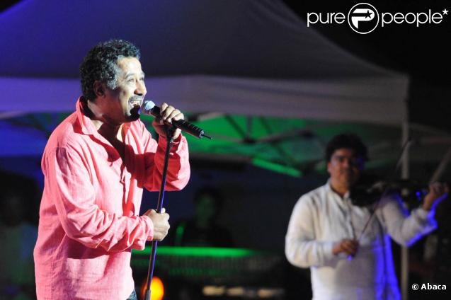 Khaled en concert lors du 45e festival de Carthage, le 9 août 2009