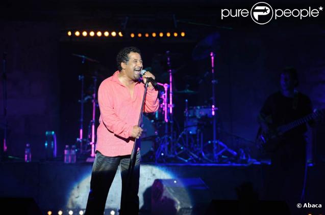 Khaled en concert lors du 45e festival de Carthage, le 9 août 2009