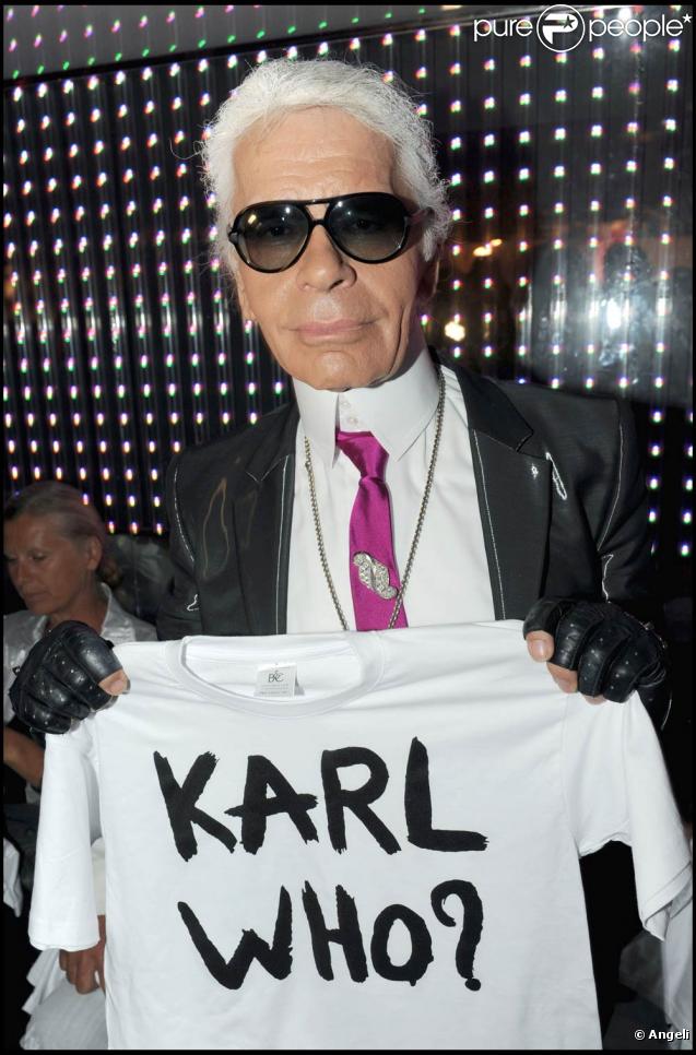 Soirée Karl Lagerfeld au VIP Room de Saint-Tropez, le 12 août 2009
