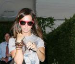Ashley Tisdale dans les rues d'Hollywood, le 14 août 2009.