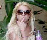 Britney Spears à Los Angeles après avoir visité un studio d'enregistrement le 14 août 2009