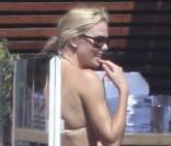 Charlize Theron et son chéri  Stuart Townsend à Malibu  
