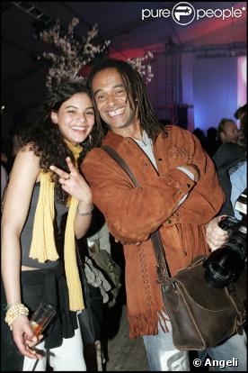 Yannick Noah avec sa fille Yelena