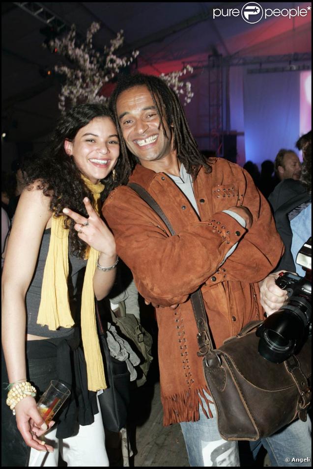 Yannick Noah avec sa fille Yelena