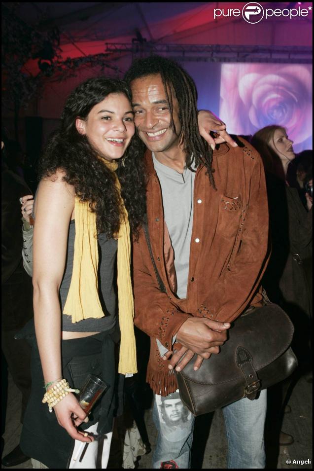 Yannick Noah avec sa fille Yelena