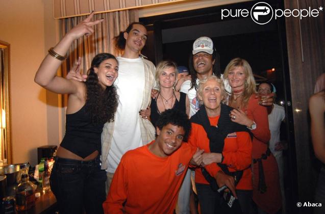 Yannick Noah en famille