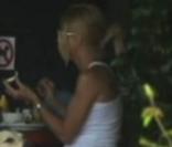 Nicollette Sheridan déjeune avec son boyfriend Steve Pate