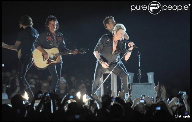 Johnny Hallyday sur le  Tour 66 
