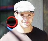 Kellan Lutz sur le tournage de Twilight, chapitre III : Hésitation à Vancouver le 18 août 2009